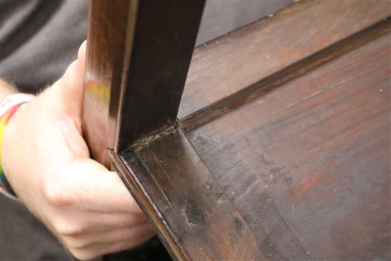 A Chinese hardwood side table, H.80cm